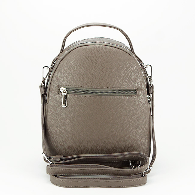 Rucsac maro taupe convertibil in geanta F3607 18 [4]