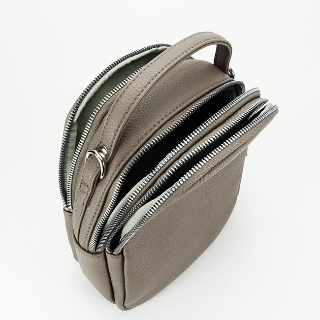 Rucsac maro taupe convertibil in geanta F3607 18 [7]
