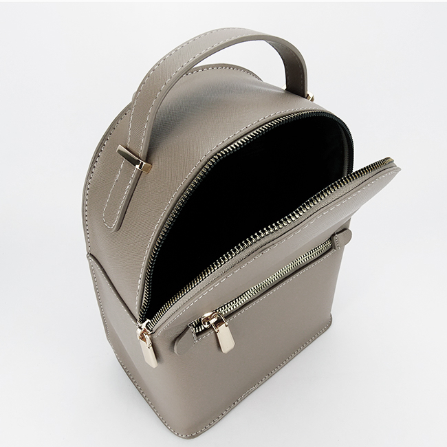 Rucsac maro taupe de dama Diana&CO Firenze, DYS602-3 119 [7]