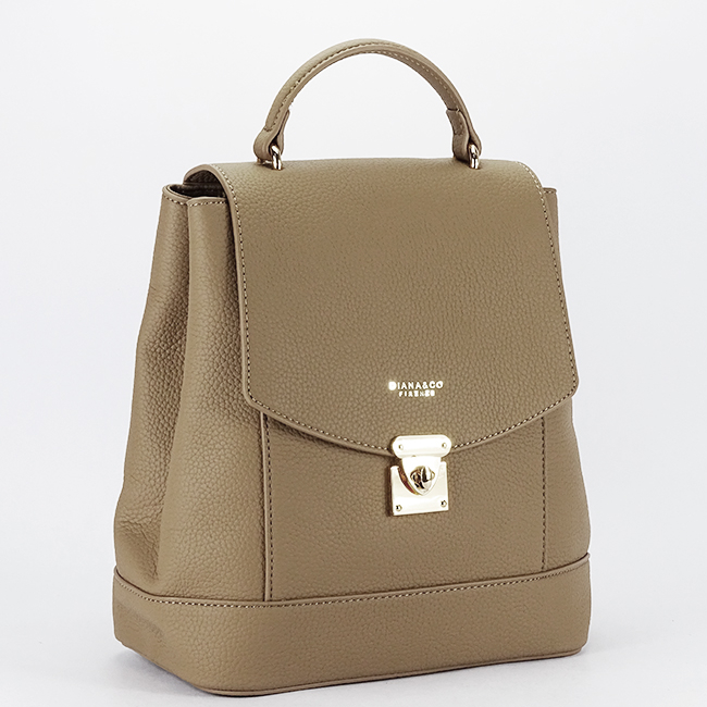 Rucsac maro taupe DianaCO DHJ824-1 18 Rucsac maro taupe DianaCO DHJ824-1 18