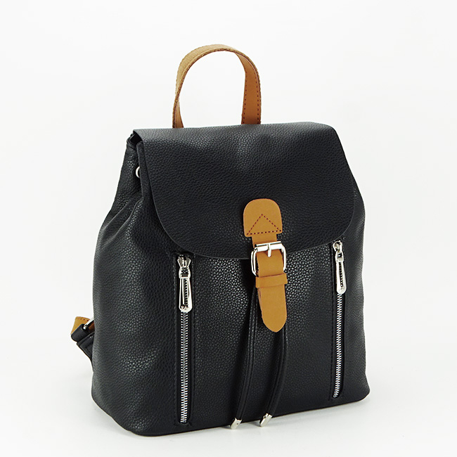 Rucsac mediu, Flora&Co Paris, H6735 18 Negru-camel [2]