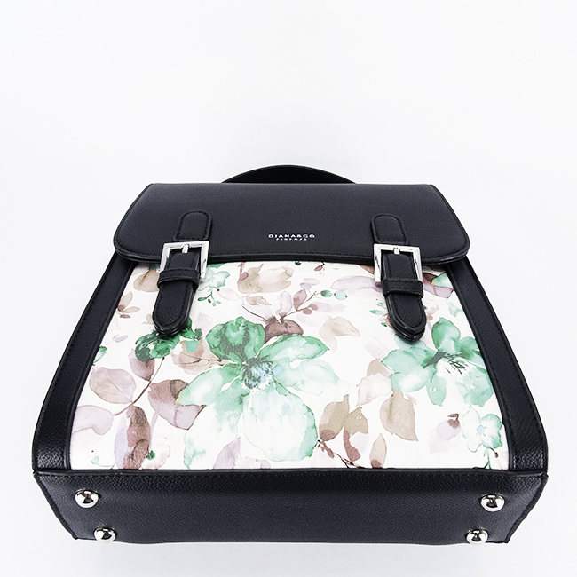 Rucsac negru cu imprimeu floral DHJ731-3 M11 [5]