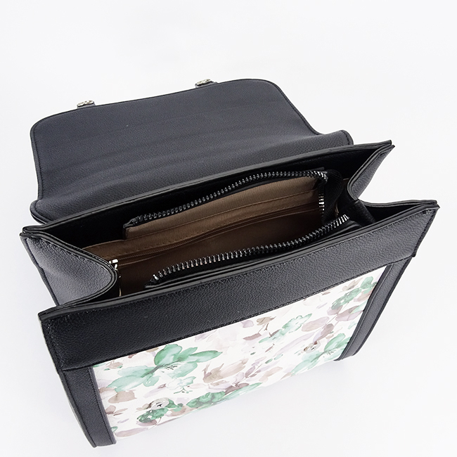 Rucsac negru cu imprimeu floral DHJ731-3 M11 [7]