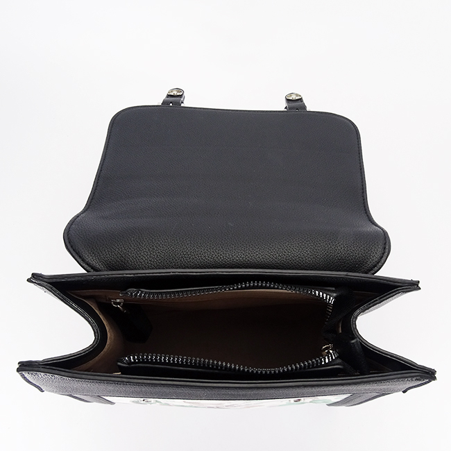 Rucsac negru cu imprimeu floral DHJ731-3 M11 [6]