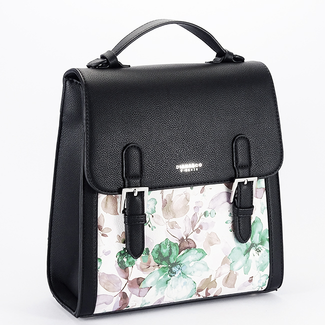 Rucsac negru cu imprimeu floral DHJ731-3 M11 [2]
