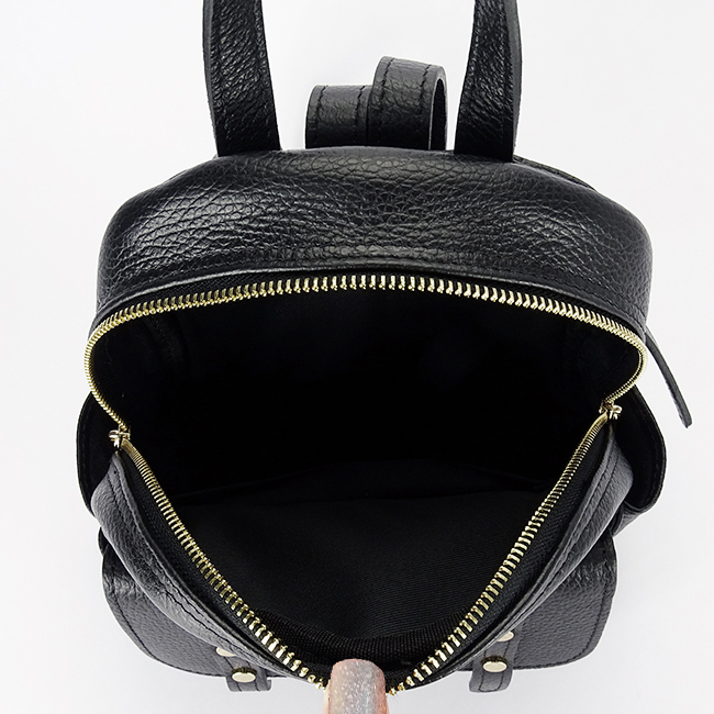 Rucsac negru din piele naturala 2079 127 [7]
