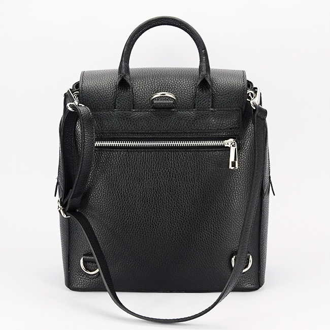 Rucsac 2 in 1 negru din piele naturala 6548-36 123 [4]