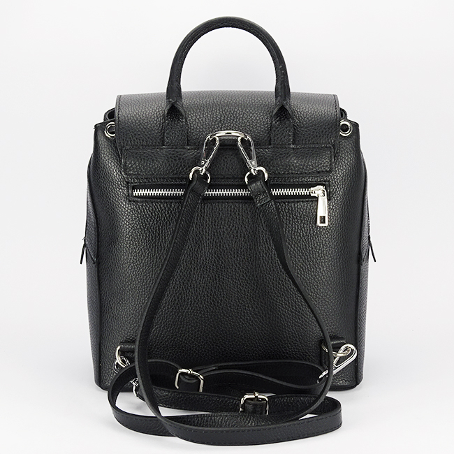 Rucsac 2 in 1 negru din piele naturala 6548-36 123 [5]