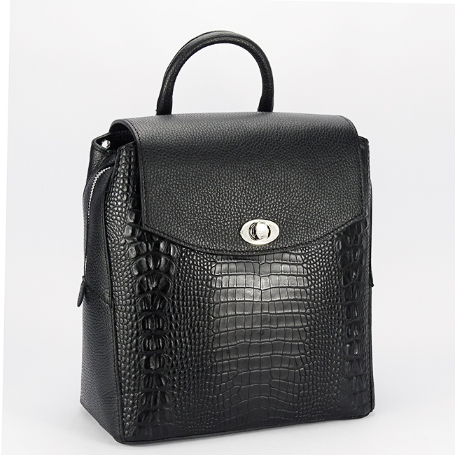 Rucsac 2 in 1 negru din piele naturala 6548-36 123 [2]