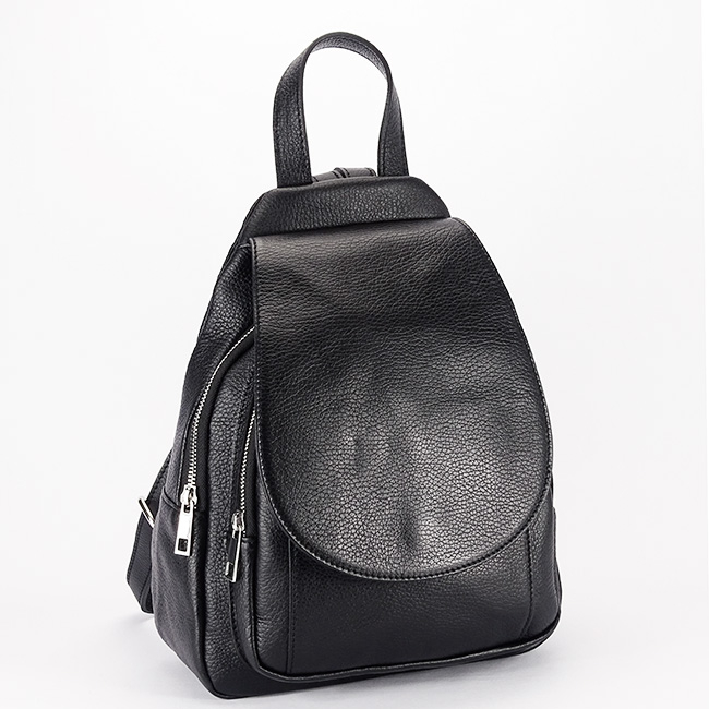 Rucsac negru din piele naturala 8906 122 [3]