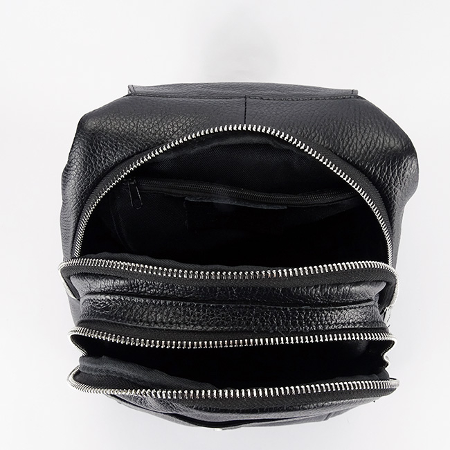 Rucsac negru din piele naturala 8906 122 [7]