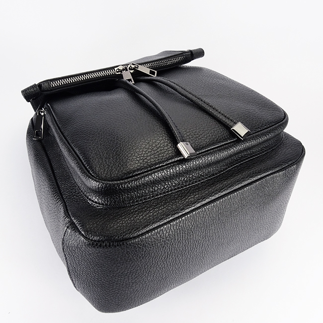 Rucsac negru din piele naturala 8914 M6 [5]