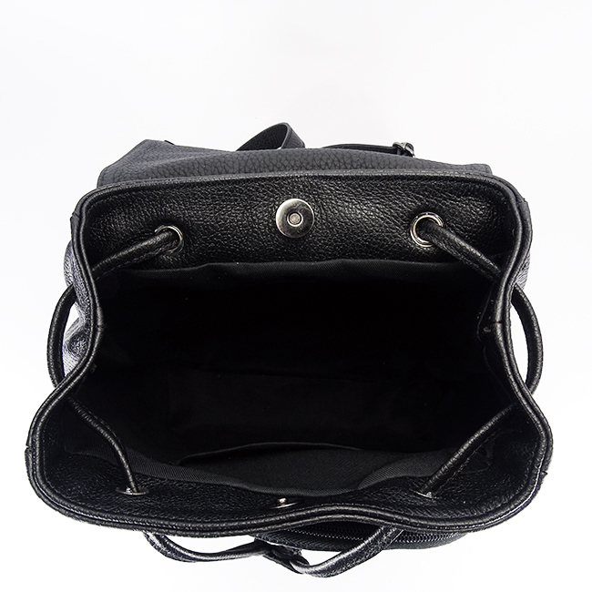 Rucsac negru din piele naturala 8914 M6 [6]