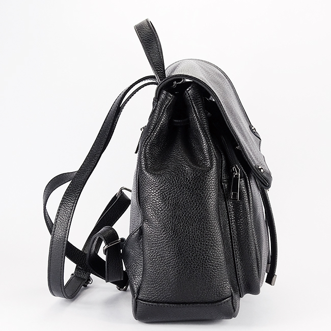 Rucsac negru din piele naturala 8914 M6 [3]