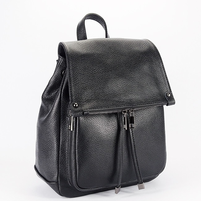 Rucsac negru din piele naturala 8914 M6 [2]
