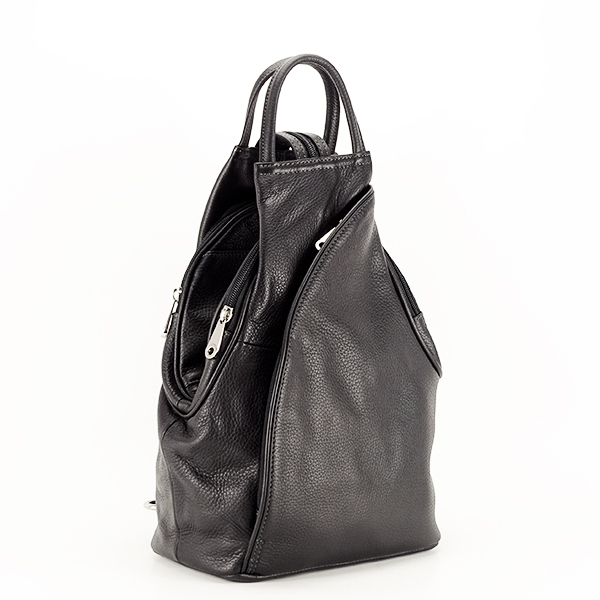 Rucsac piele naturala negru cielo