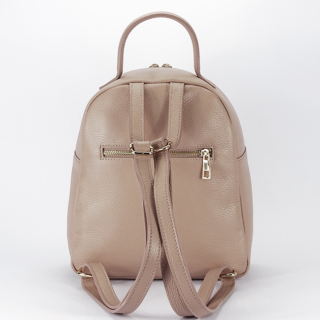 Rucsac roz  din piele naturala 8955 121 [5]