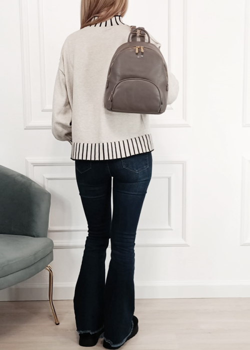 Rucsac taupe inchis casual CM7800 18 [2]