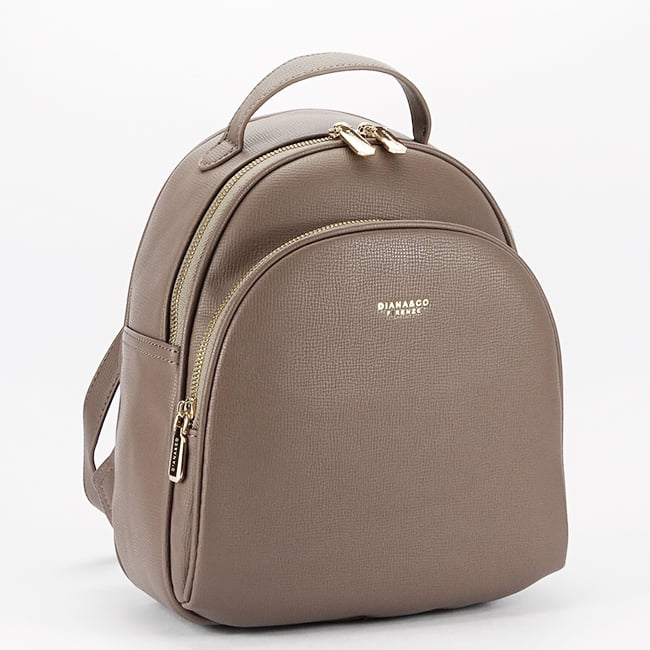 Rucsac taupe inchis casual DHO601-3 17