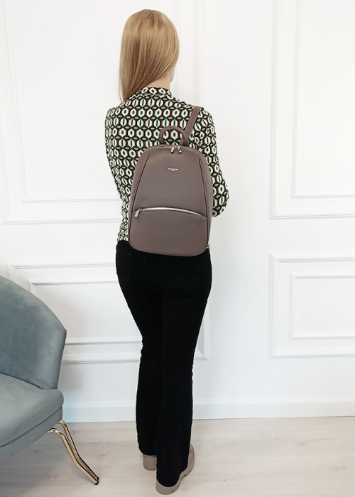 Rucsac taupe inchis David Jones CM6734-5 119 [2]