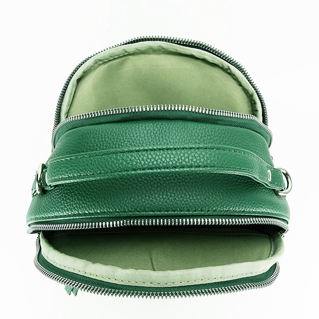 Rucsac verde convertibil in geanta F3606 18 [6]