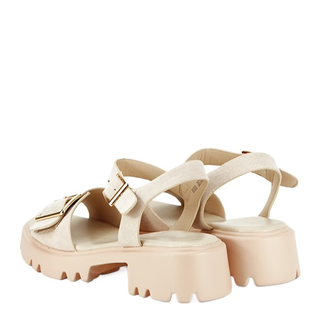 Sandale bej cu talpa groasa 8068 128 [3]