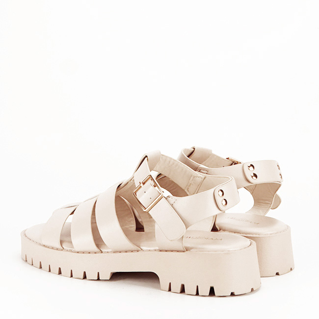 Sandale crem cu talpa groasa 5884 128 [3]