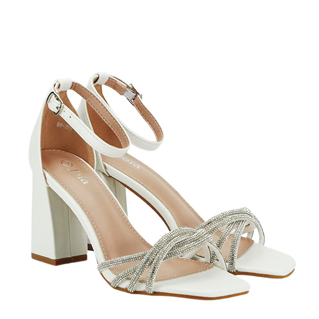 Sandale elegante albe H8-289 125 [6]