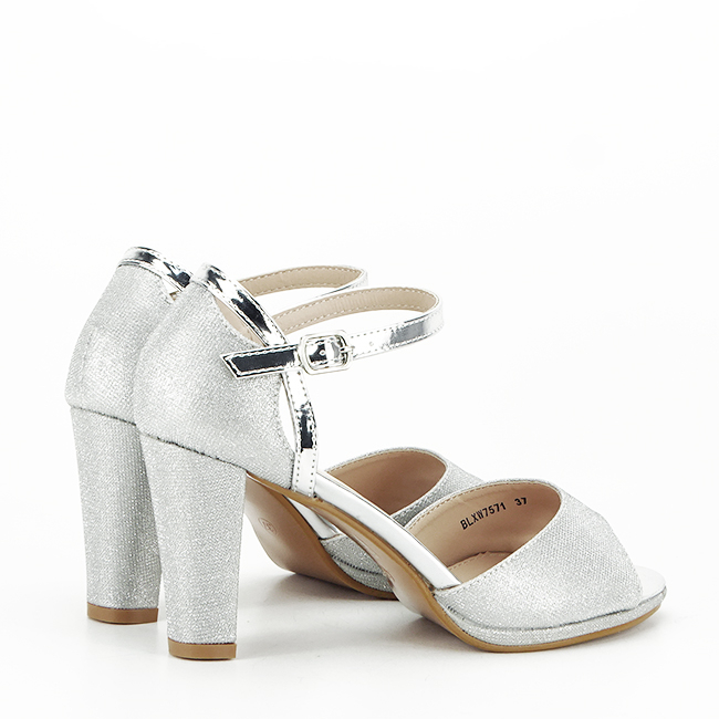 Sandale elegante argintii BLXW7571 128 [5]