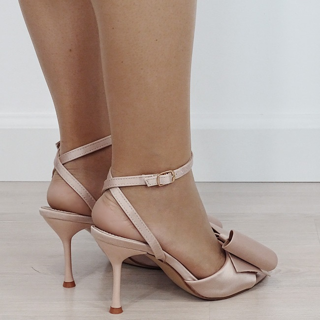 Sandale elegante nude cu fundita BCY9815 M12 [5]