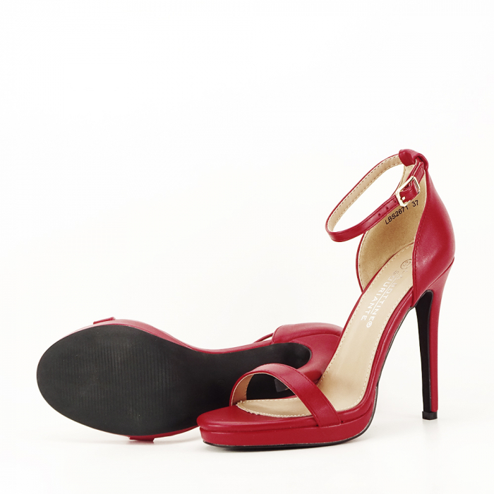 Sandale elegante rosii Dorothy [8]