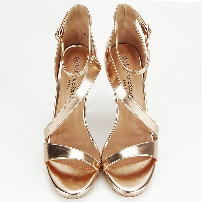 Sandale elegante roz auriu  BLJY1286 128 [5]