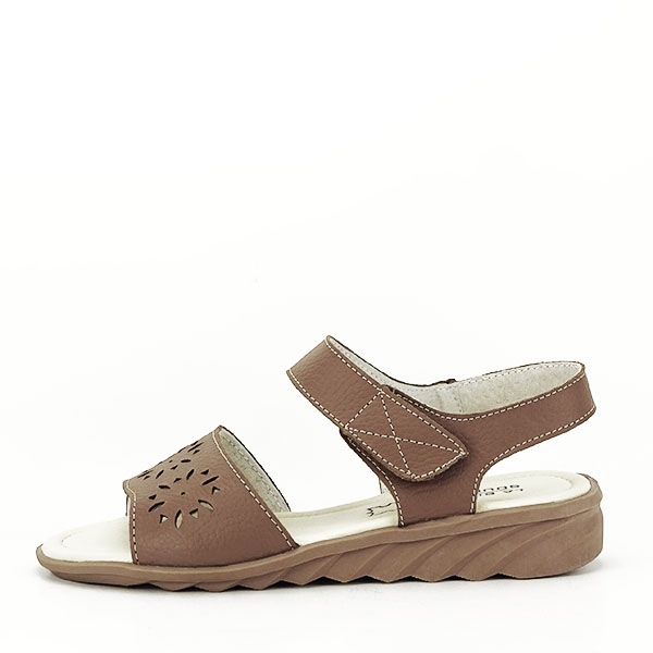 Sandale kaki din piele naturala Catis M5 [3]
