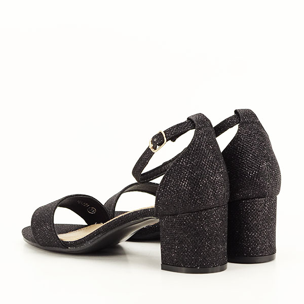 Sandale negre cu sclipici Miria 130 [5]