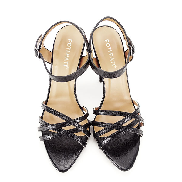 Sandale negre cu toc inalt VE165 130 [3]