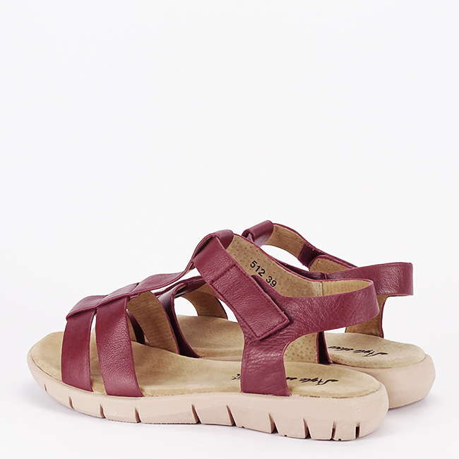 Sandale rosii din piele naturala 512 [3]