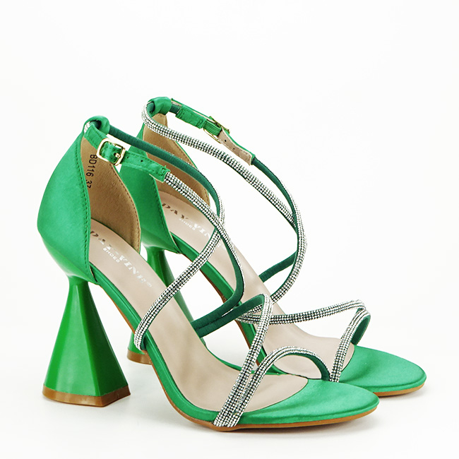 Sandale verzi elegante cu toc conic BD116 130 [6]