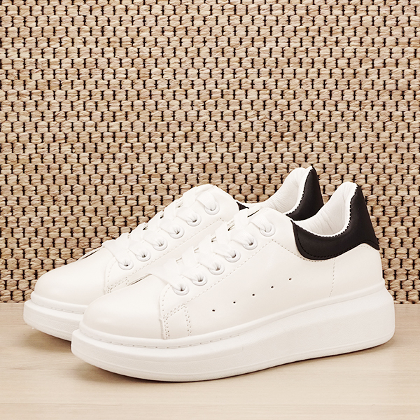 Sneakers alb cu negru Madison