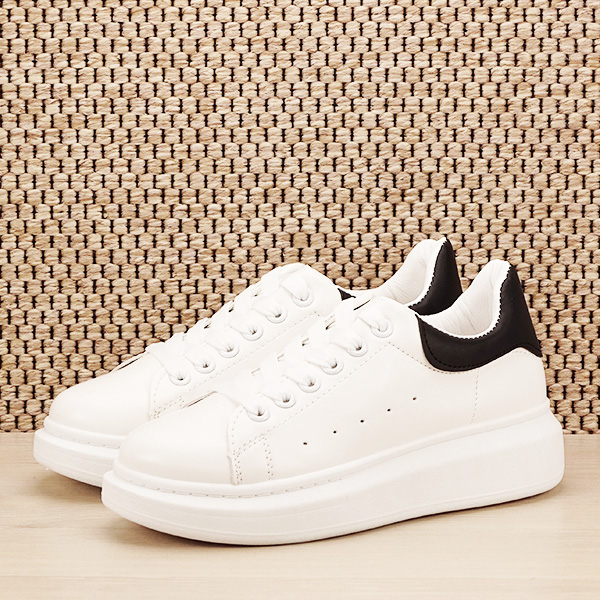 Sneakers alb cu negru Ramona [2]