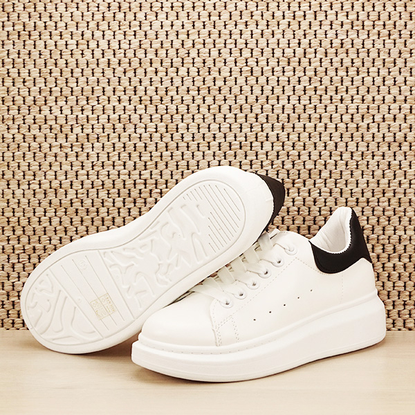 Sneakers alb cu negru Ramona [7]