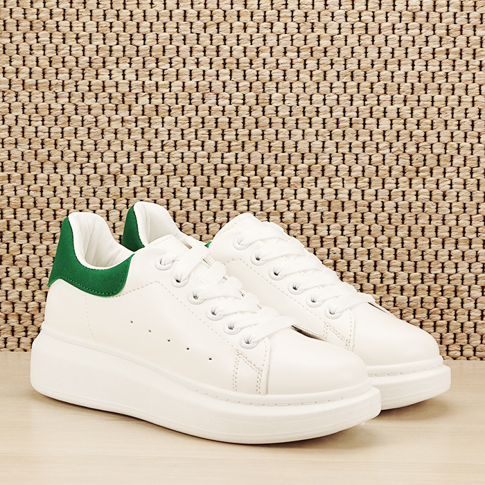Sneakers alb cu verde Madison [3]