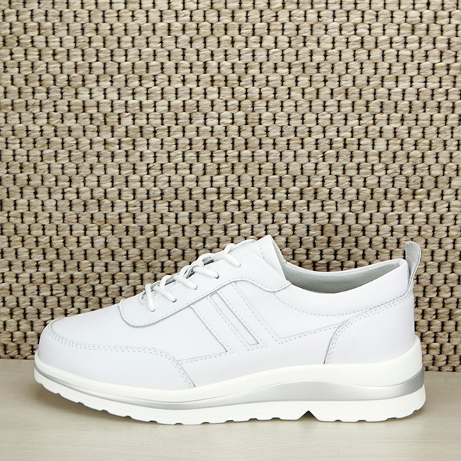 Sneakers alb din piele naturala 5089 M2 [2]