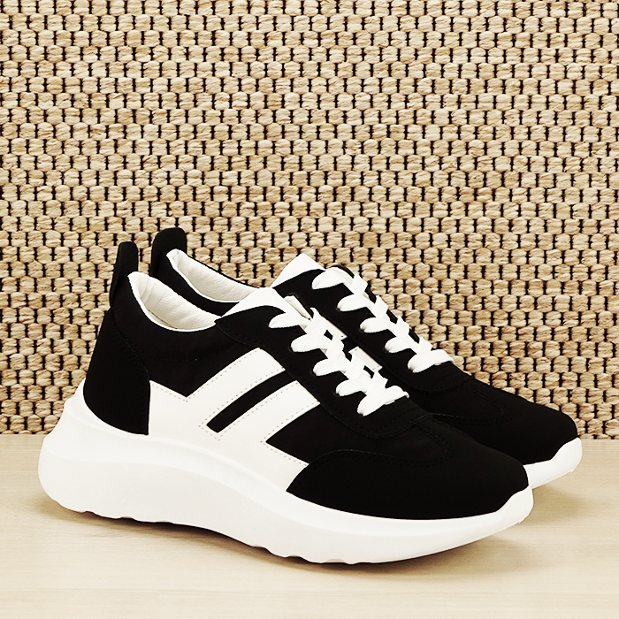 Sneakers alb/negru Calista [3]
