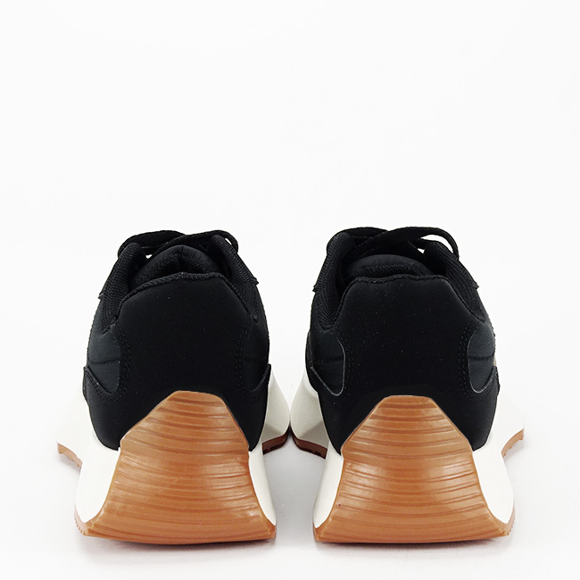 Sneakers negrii cu talpa groasa 8917 M2 [4]