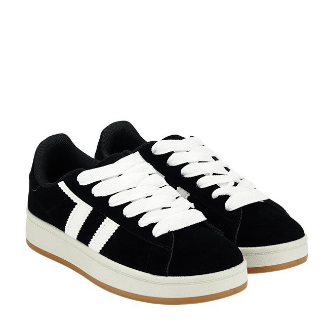 Sneakers negrii cu talpa groasa BM-1101 M2 [6]