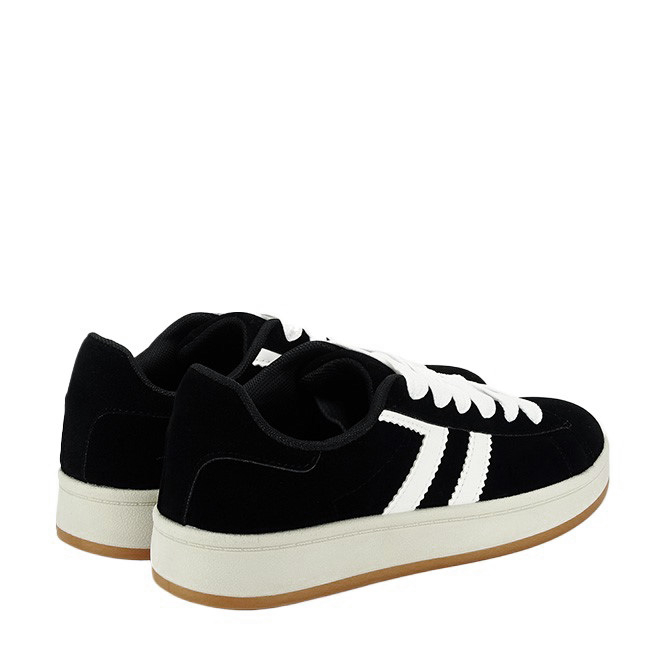 Sneakers negrii cu talpa groasa BM-1101 M2 [5]
