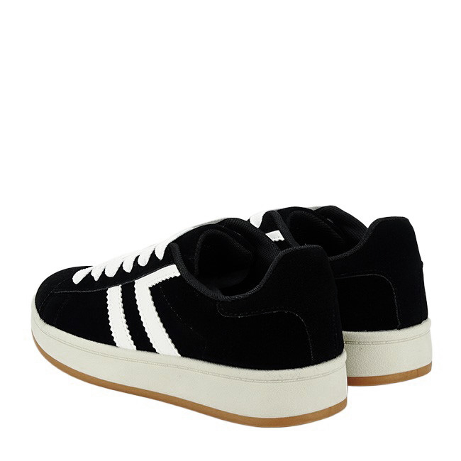 Sneakers negrii cu talpa groasa BM-1101 M2 [3]