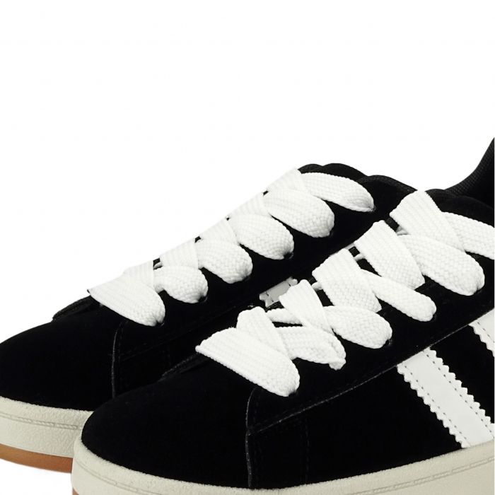 Sneakers negrii cu talpa groasa BM-1101 M2 [8]