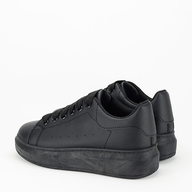 Sneakers negrii cu talpa groasa M-8826 M2 [2]