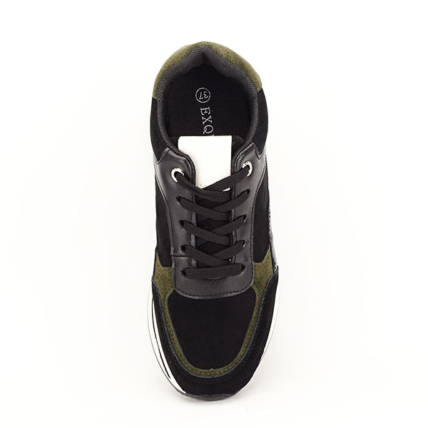 Sneakers negru cu kaki Erica [7]